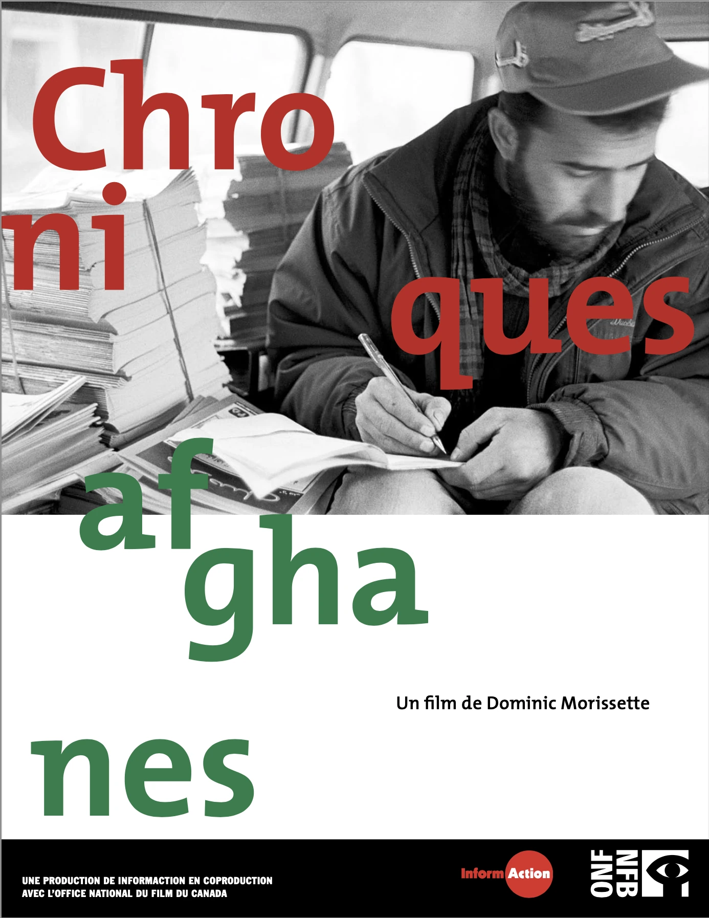 Affiche du documentaire Chroniques afghanes
